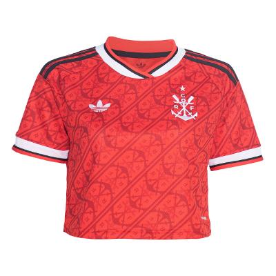Camisa Cropped Flamengo III 26/27 s/n Adidas Feminina