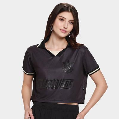 Cropped Oversized Corinthians Feminino