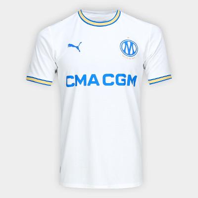 Camisa Olympique de Marseille Home 26/27 s/n Torcedor Puma Masculina