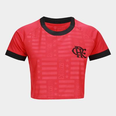 Camiseta Cropped Flamengo Legado Feminina