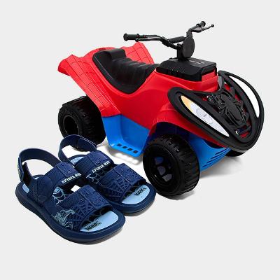 Sandália Infantil Grendene Kids Homem Aranha Adventure Trip Menino