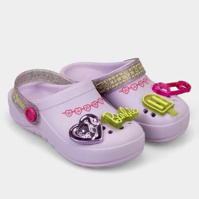 Sandália Infantil Grendene Kids Barbie Pop Pins Menina