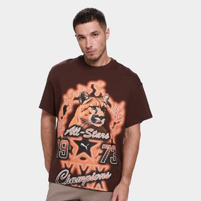 Camiseta Puma Dylan Wildcat II Masculina