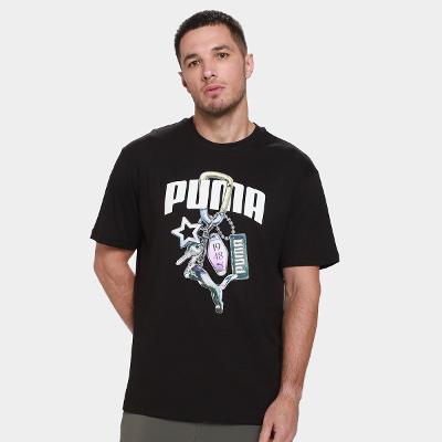 Camiseta Puma Graphics Relaxed Execution Masculina