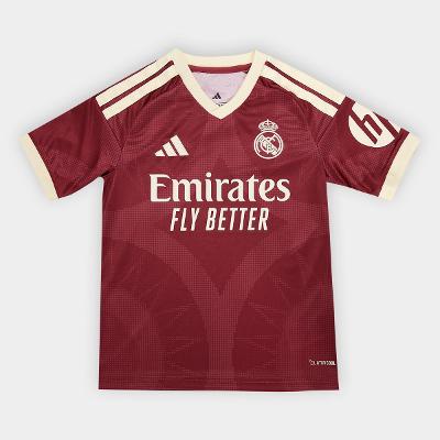 Camisa Infantil Real Madrid Third 26/27 s/n Torcedor Adidas