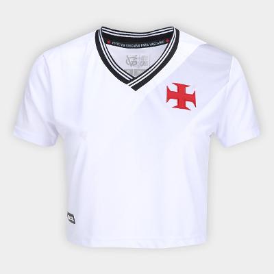 Camiseta Cropped Vasco Orgulho Da Colina Feminina