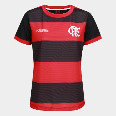 Camiseta Flamengo Emoção Básica 86 Feminina