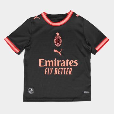Camisa Infantil Milan Third 26/27 s/n Torcedor Puma