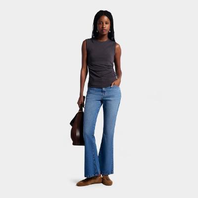 Calça Jeans Flare Hering Cintura Alta Feminina
