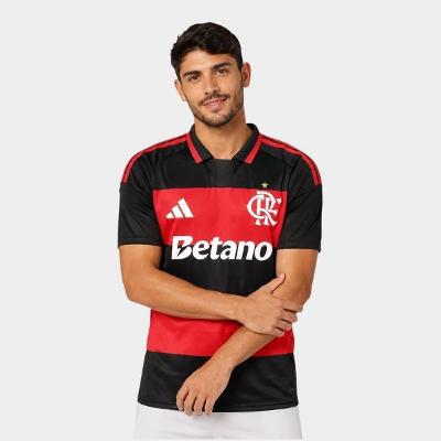 Camisa Flamengo I 26/27 s/n Torcedor Adidas Masculina