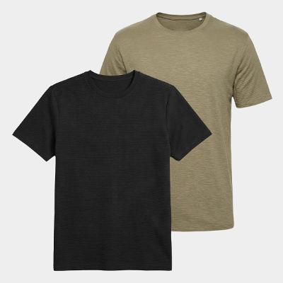 Kit Camiseta Hering Texturizada C/ 2 Masculina
