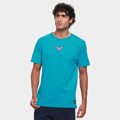 Camiseta NBA Charlotte Hornets Embroidery Masculina