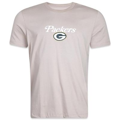 Camiseta New Era Regular Green Bay Packers Logo History