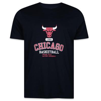 Camiseta New Era Regular Chicago Bulls Hiphop
