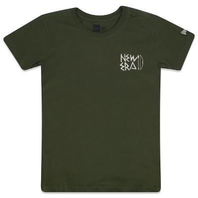 Camiseta New Era Infantil Regular Manga Curta Primitive Scribbles Asteca