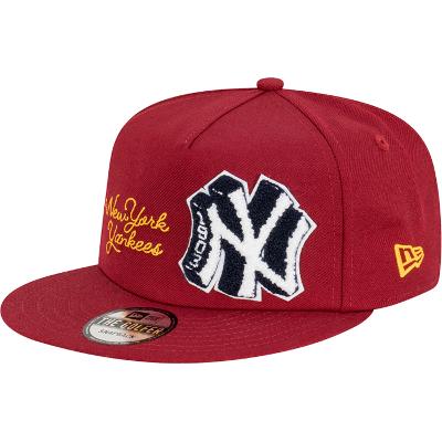 Bone New Era Golfer New York Yankees Letterman