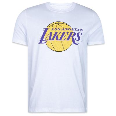 Camiseta New Era Regular NBA Los Angeles Lakers World Of Logos