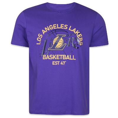 Camiseta New Era Regular NBA Los Angeles Lakers Core
