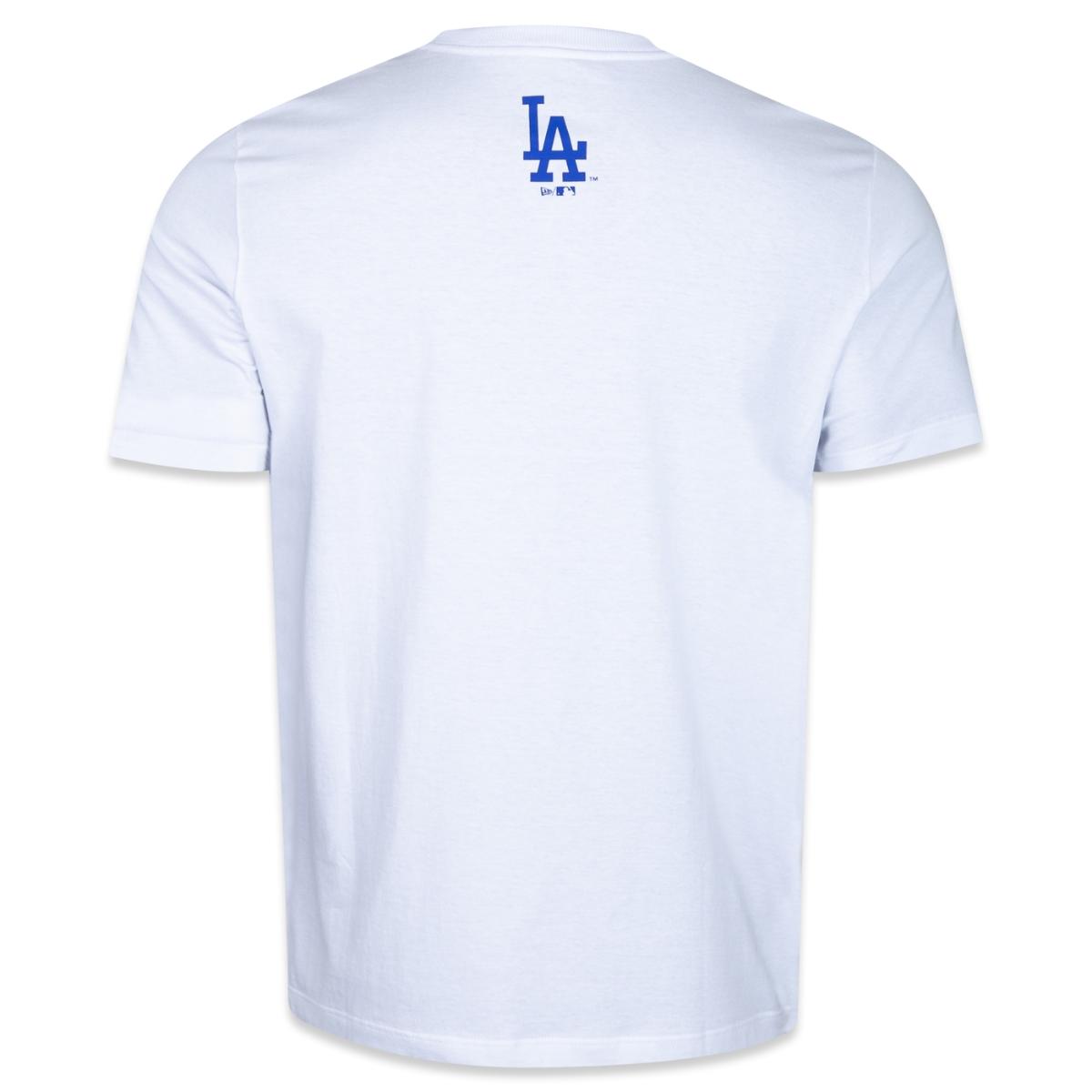 Camiseta New Era Regular MLB Los Angeles Dodgers World Of Logos - 2
