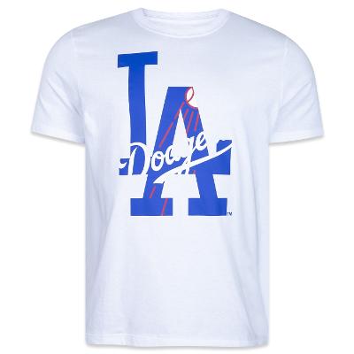 Camiseta New Era Regular MLB Los Angeles Dodgers World Of Logos