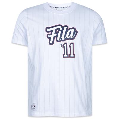 Camiseta New Era Colaboracao New Era x Fila Risca de Giz