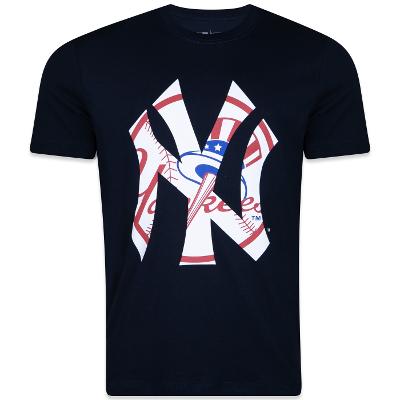 Camiseta New Era Regular MLB New York Yankees World Of Logos