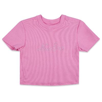 Camiseta New Era Feminino Cropped Branded Bright