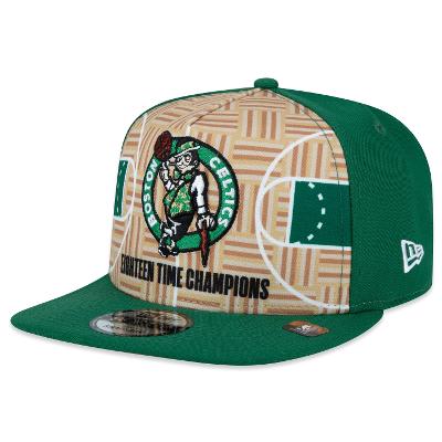 Bone New Era 9FIFTY A-Frame Boston Celtics 18X Champions