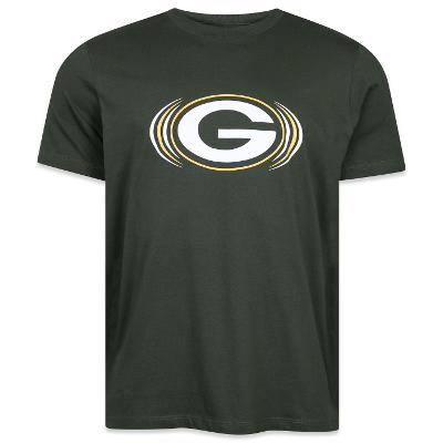 Camiseta New Era Regular NFL Green Bay Packers World Of Logos