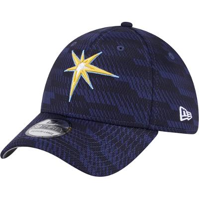 Bone New Era 39THIRTY Stretch Snap Clubhouse 2025 Tampa Bay Rays