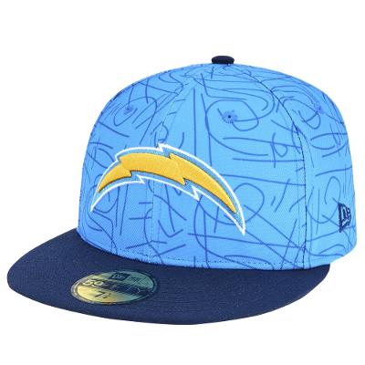 Bone New Era 59FIFTY Fitted Los Angeles Chargers NFL Game 2025