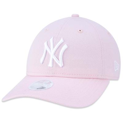Bone New Era Feminino 9TWENTY Strapback MLB New York Yankees Aba Curva Rosa