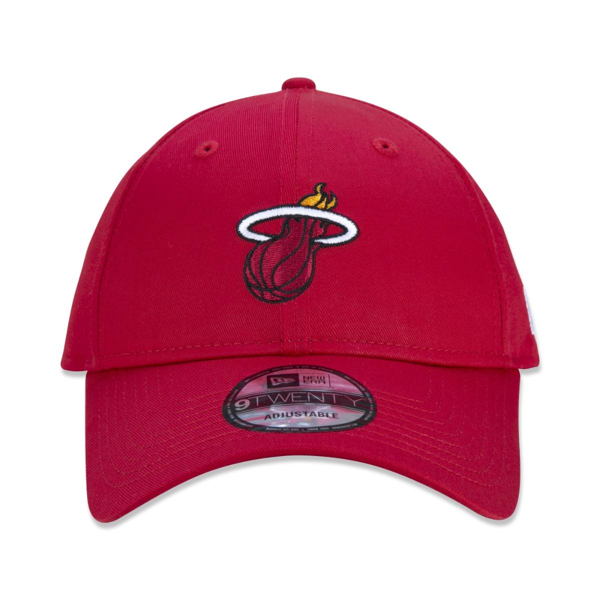 Bone New Era 9TWENTY Strapback Aba Curva Miami Heat Sport - 2