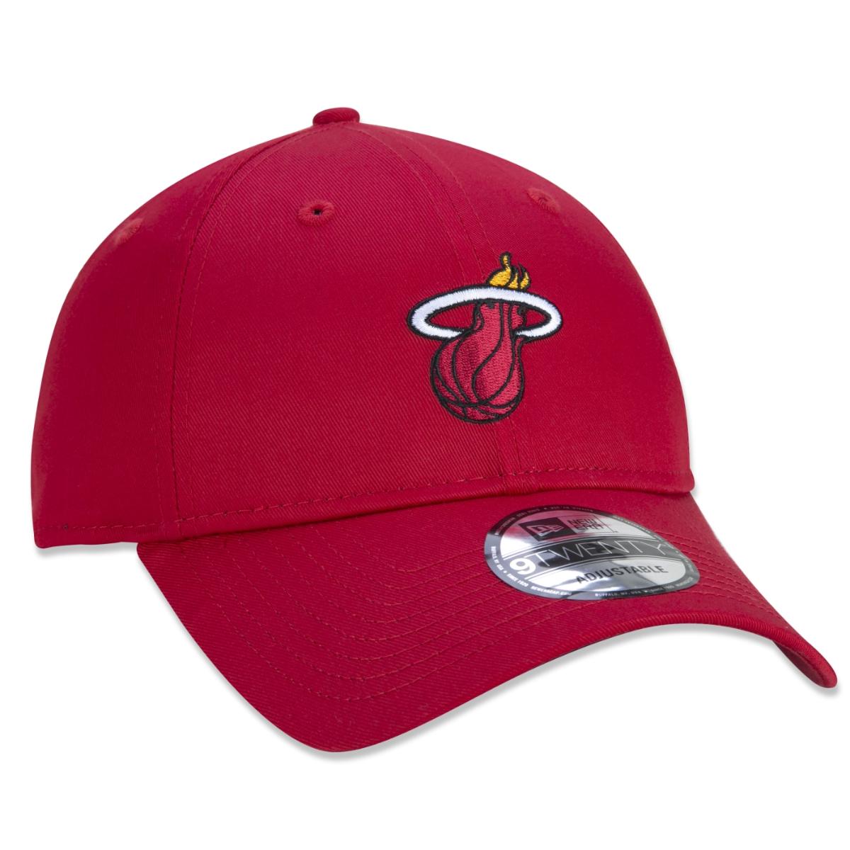 Bone New Era 9TWENTY Strapback Aba Curva Miami Heat Sport - 3