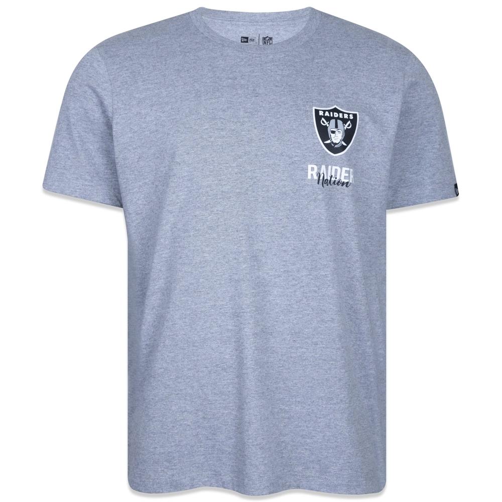Camiseta New Era Regular NFL Las Vegas Raiders Back To School Manga Curta - 1
