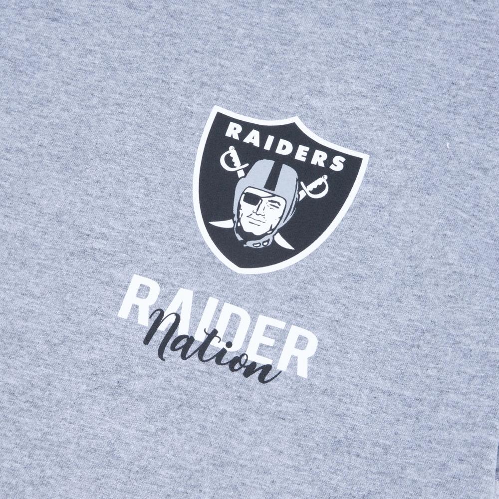 Camiseta New Era Regular NFL Las Vegas Raiders Back To School Manga Curta - 3