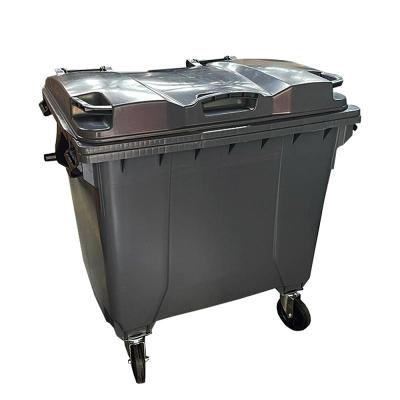 Coletor de Lixo 1000L Cinza