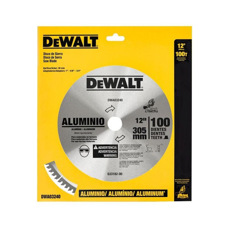 Lâmina Serra Esquadria Dewalt Alumínio 12 100D DWA03240 - 1