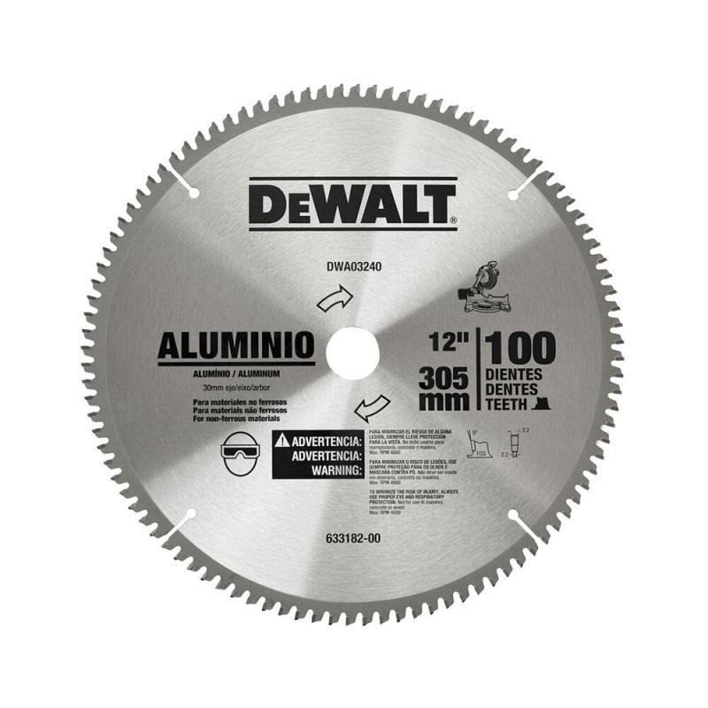 Lâmina Serra Esquadria Dewalt Alumínio 12 100D DWA03240 - 2