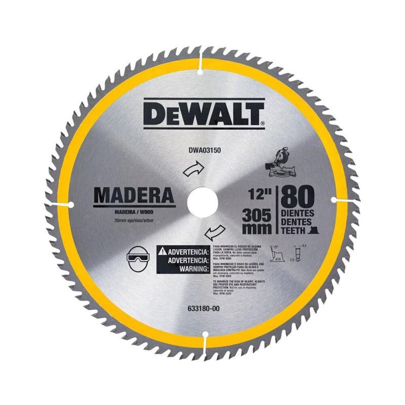 Lâmina Serra Esquadria Dewalt Madeira 12 80D DWA03150 - 2