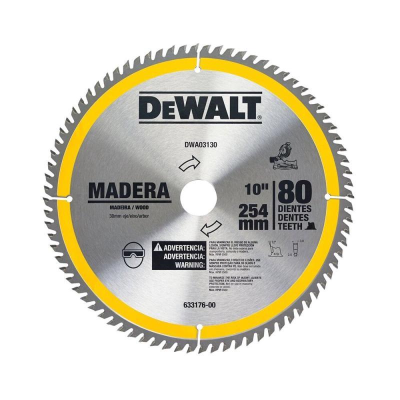 Lâmina Serra Esquadria Dewalt Madeira 10 80D DWA03130 - 2