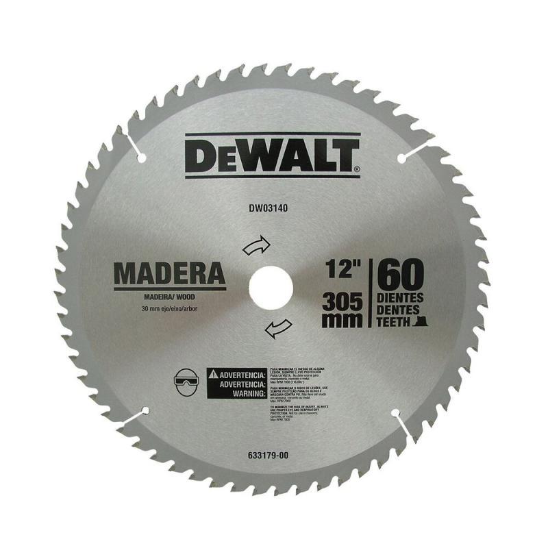 Lâmina Serra Esquadria Dewalt Madeira 12 60D DWA03140 - 1