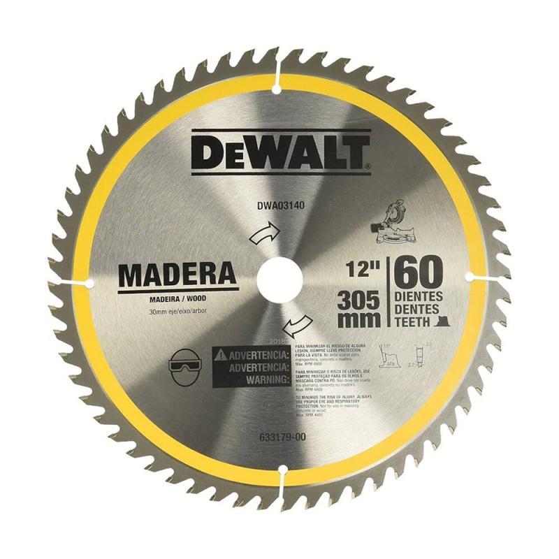 Lâmina Serra Esquadria Dewalt Madeira 12 60D DWA03140 - 2