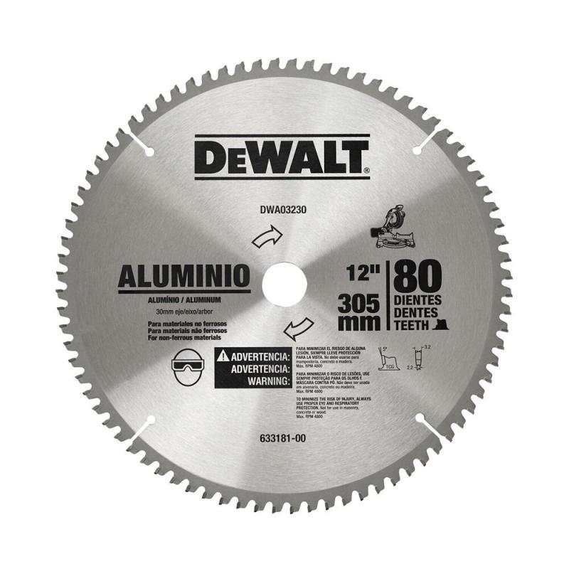 Lâmina Serra Esquadria Dewalt Alumínio 12 80D DWA03230 - 1