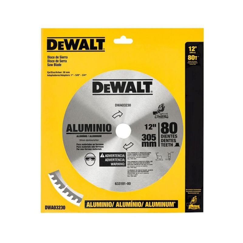 Lâmina Serra Esquadria Dewalt Alumínio 12 80D DWA03230 - 2