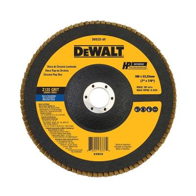 Disco Flap Dewalt 7 x 7/8 G120 Cônico