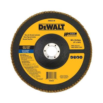 Disco Flap Dewalt 7 x 7/8 G60 Cônico