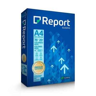 Papel A4 Azul 75 g 210 x 297 mm 500 folhas | Report