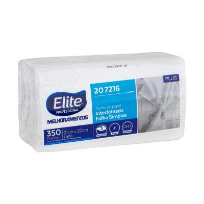 Papel Toalha Interfolhado Folha Simples 8400 folhas 28g | Elite