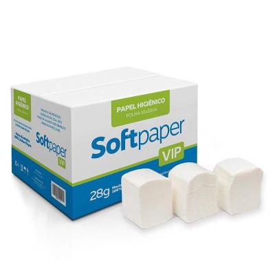Papel Higiênico Interfolhado Folha Dupla 9.000 folhas 28g | Softpaper Vip